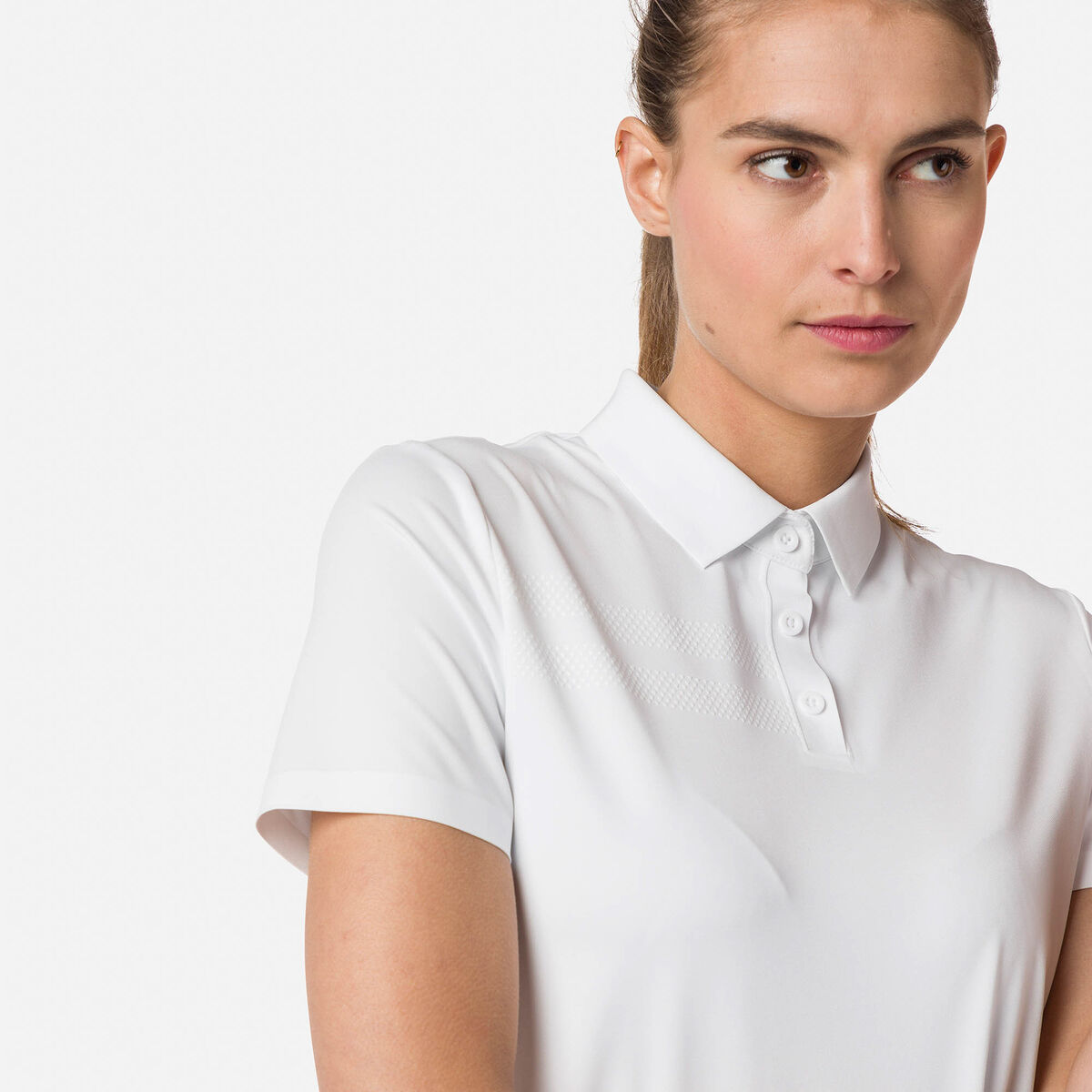 Rossignol Polo leggera traspirante da donna White