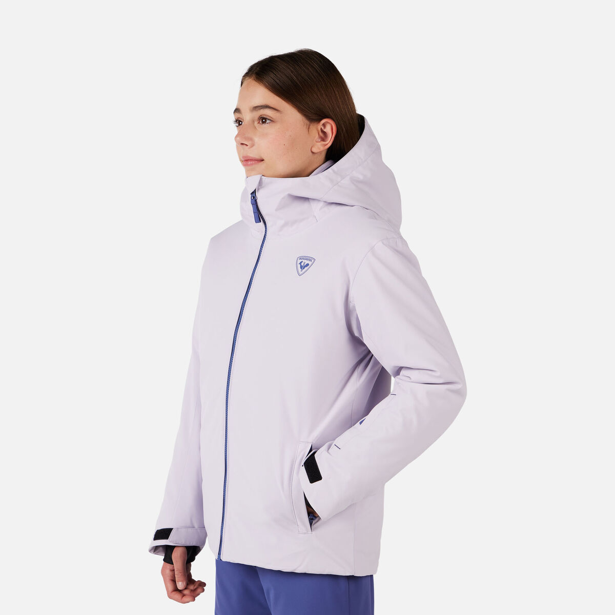 Rossignol Juniors' Strawpile Ski Jacket Pink/Purple