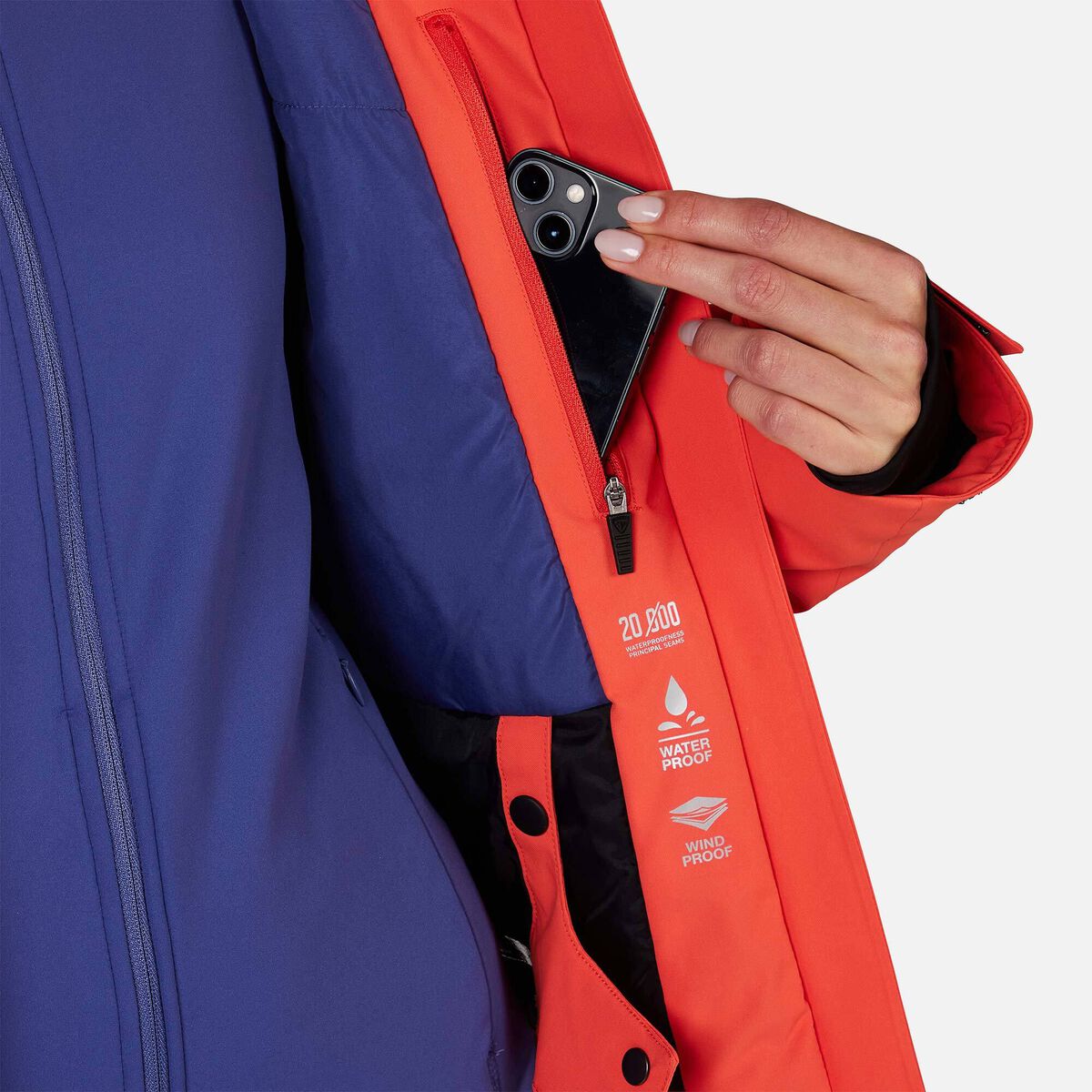 Rossignol Giacca da sci donna Strawpile Orange