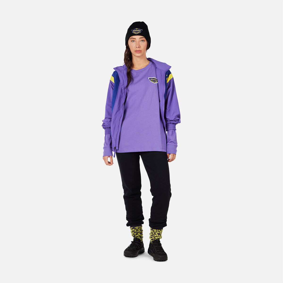 Rossignol Unisex Super Long Sleeve Tee Pink/Purple