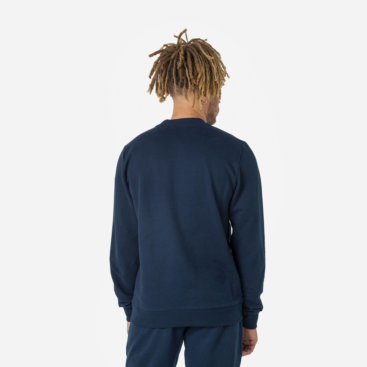 Rossignol Sweat &agrave; col rond molletonn&eacute; Logo Homme Blue