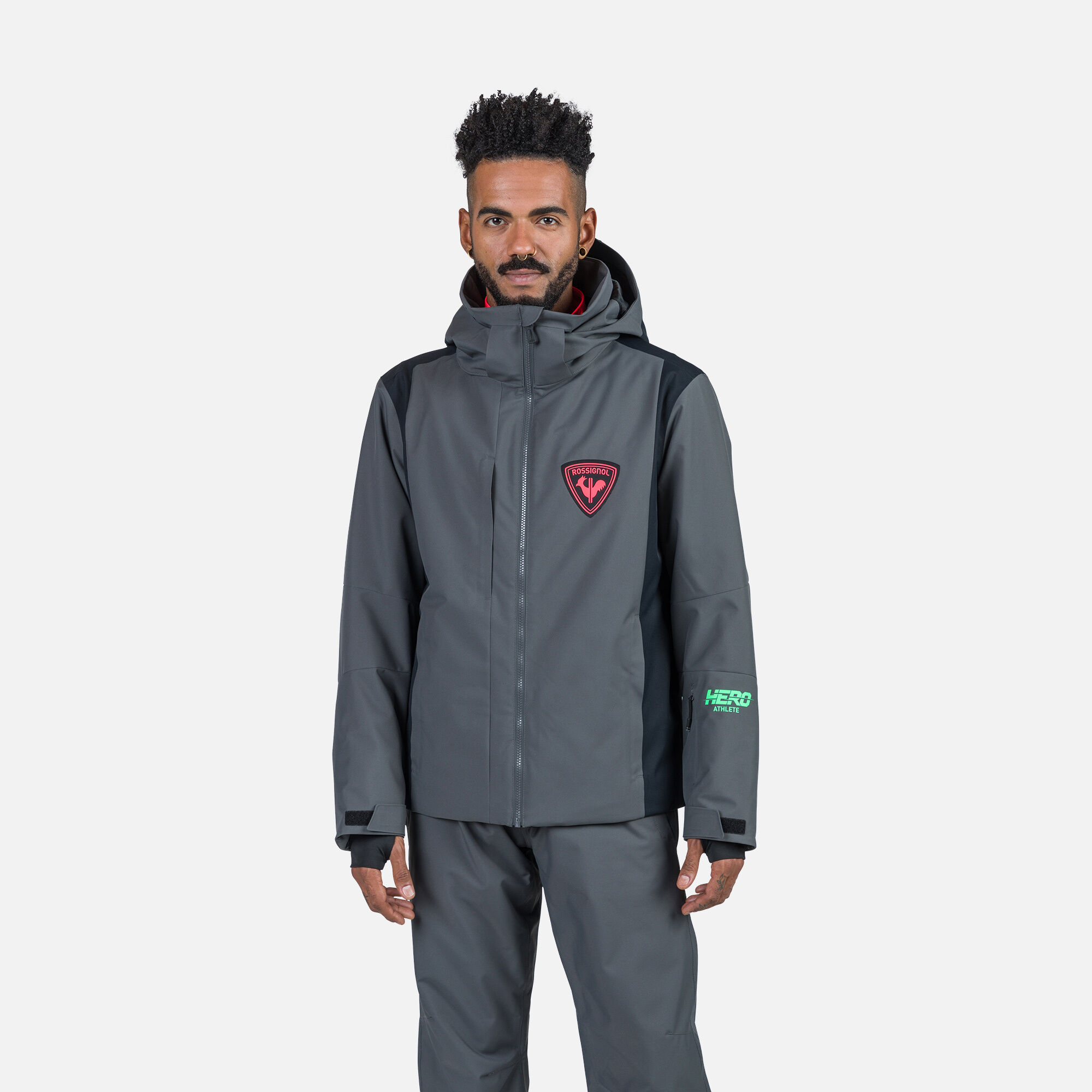 ROSSIGNOL HERO レーシングスーツ Mサイズ グレー3点セット Men's Hero Velika Ski Jacket | Grey | Rossignol