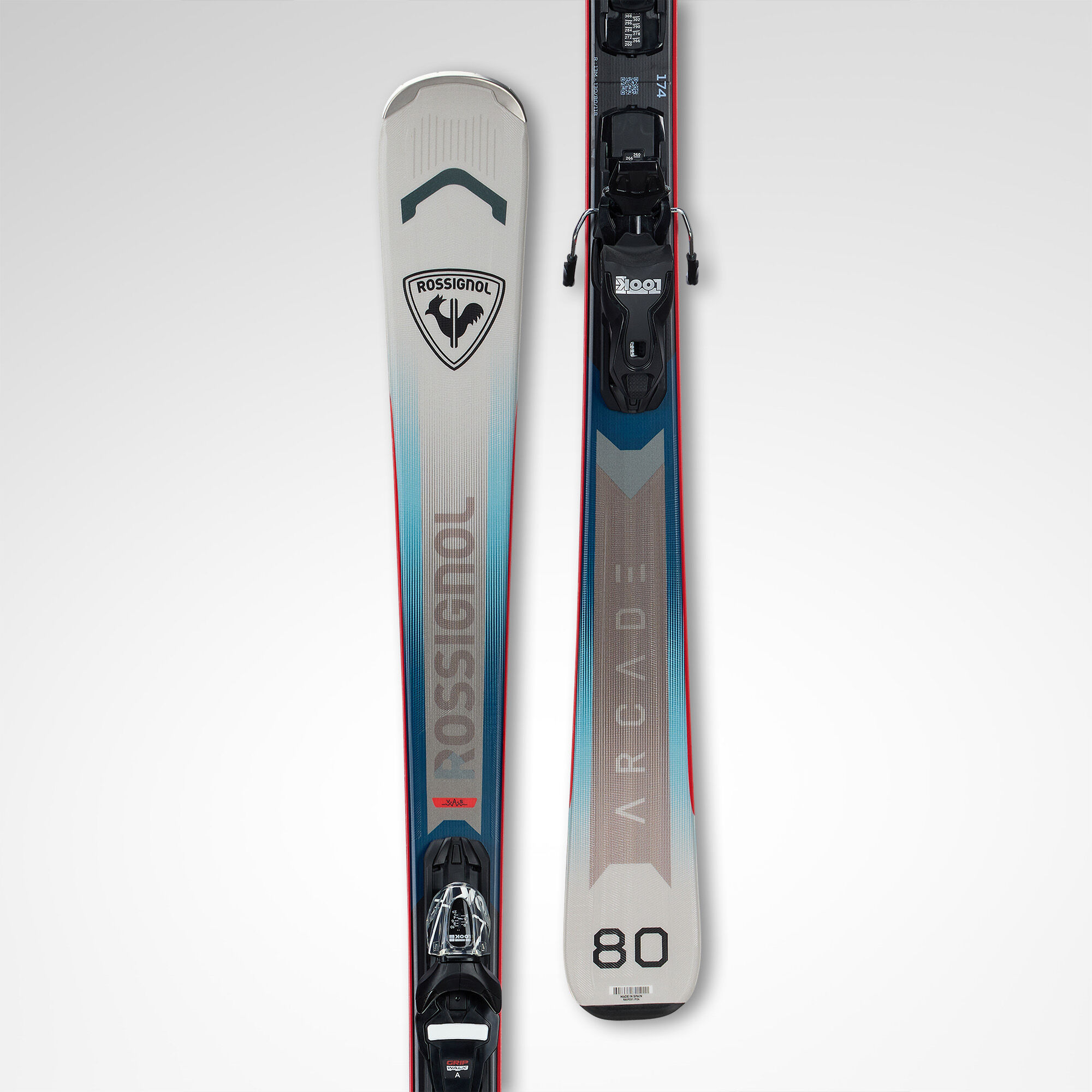 Rossignol Arcade 80 Skis Xpress | Grey | Rossignol