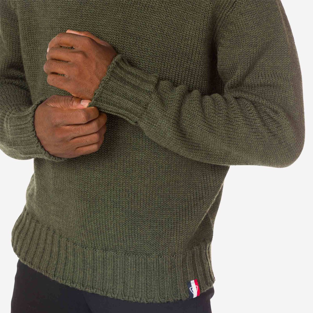 Men's Over Round-Neck Knit Sweater