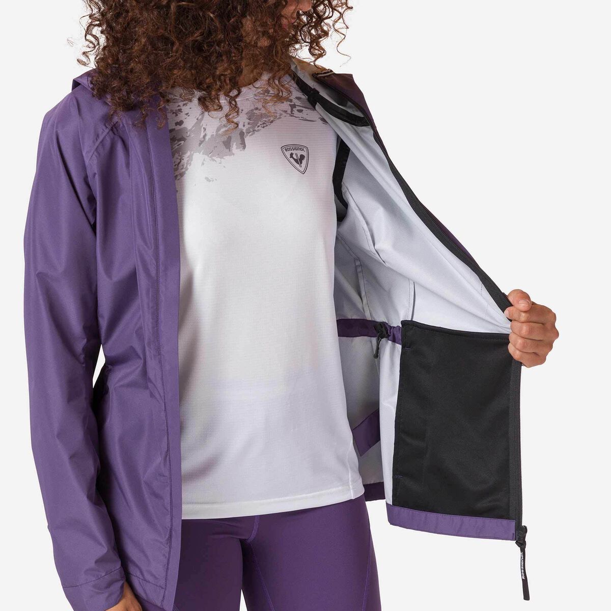 Rossignol Veste imperm&eacute;able Active femme Pink/Purple