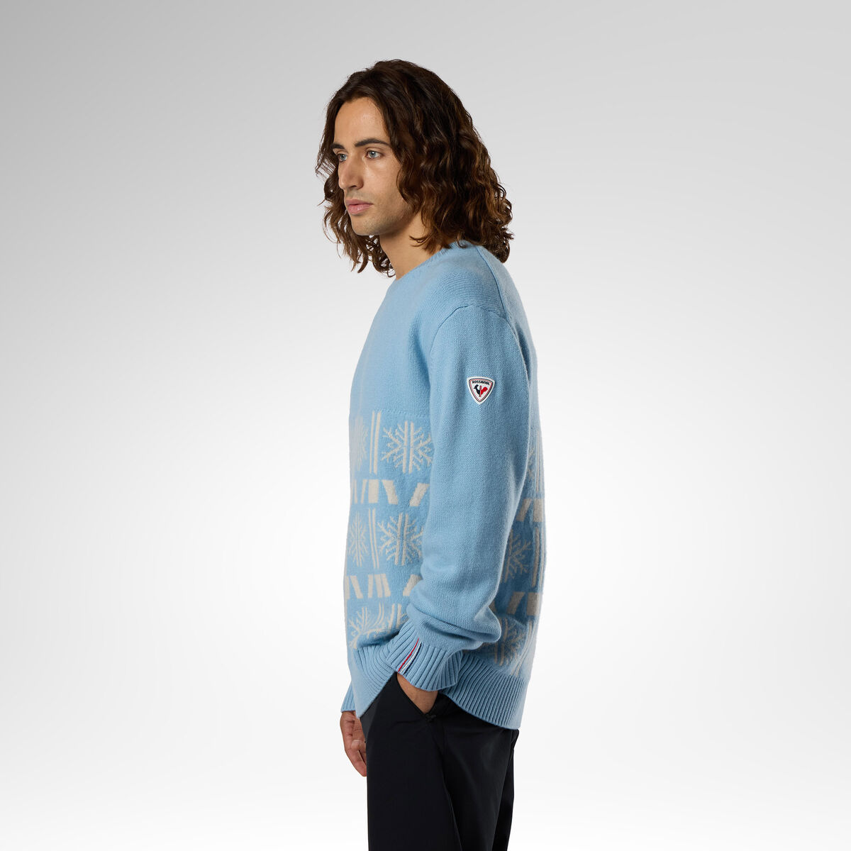 Rossignol Men's Patterned Crewneck Sweater [Ljava.lang.Object;@70590222