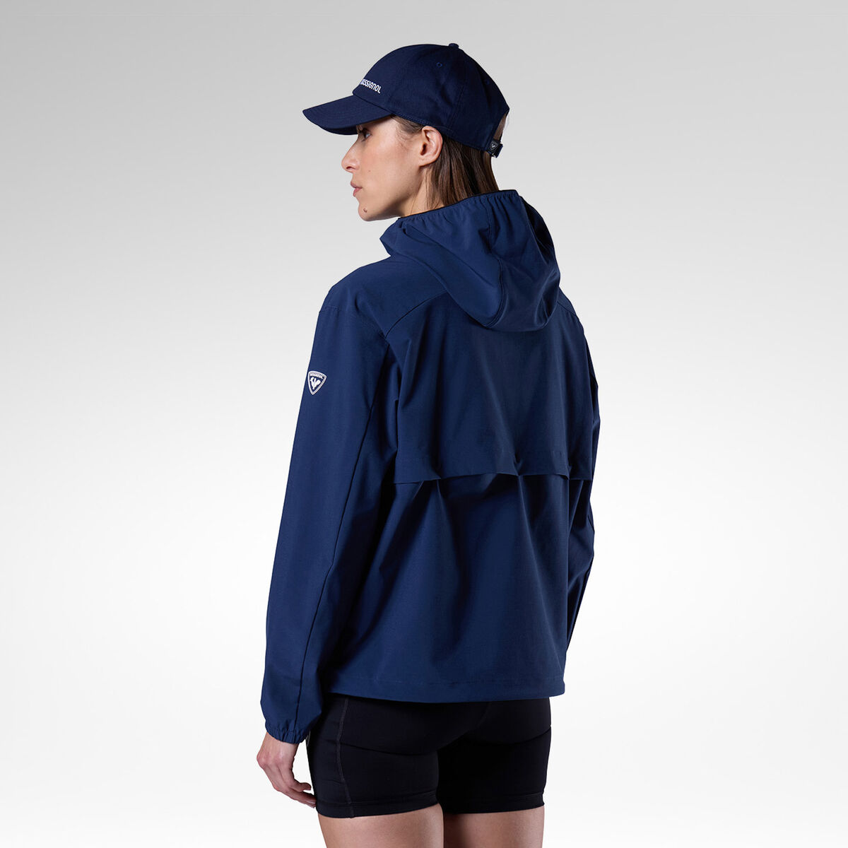 Rossignol Elastische Anorakjacke mit Kapuze f&uuml;r Damen Blau