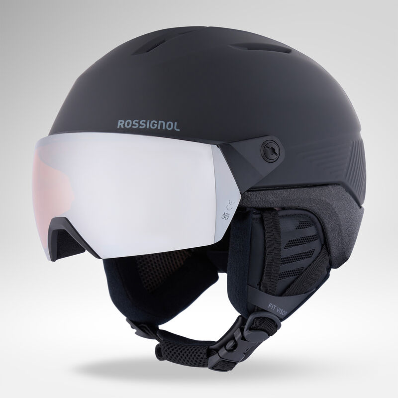Rossignol Helmet FIT VISOR IMPACTS BLACK Multicolor