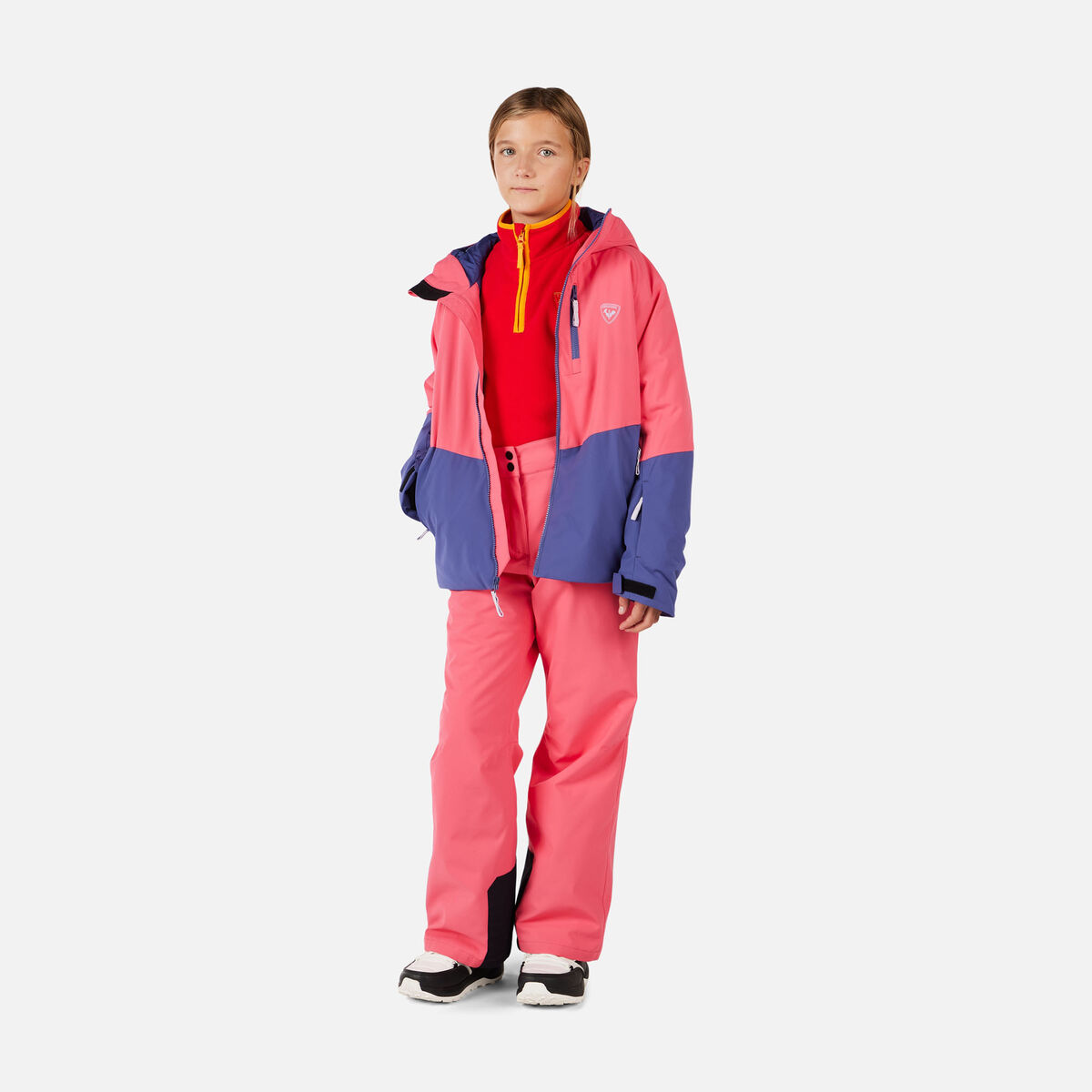 Rossignol Juniors' Insulated Ski Pants Pink/Purple