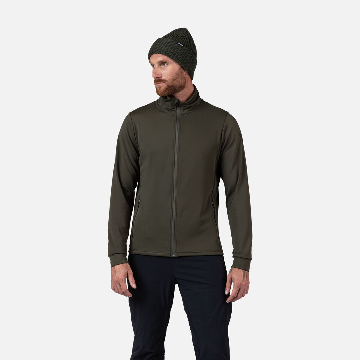 Rossignol Men's Midlayer Full-Zip Thin Jacket Green
