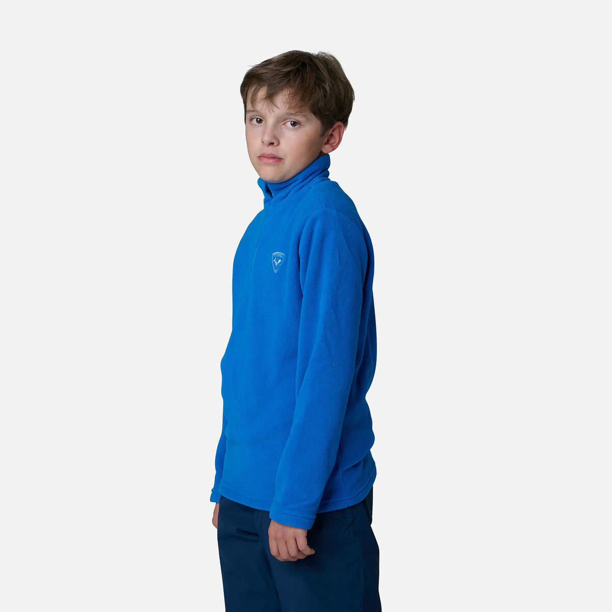 Rossignol Boys' Half-Zip Fleece Top Blue
