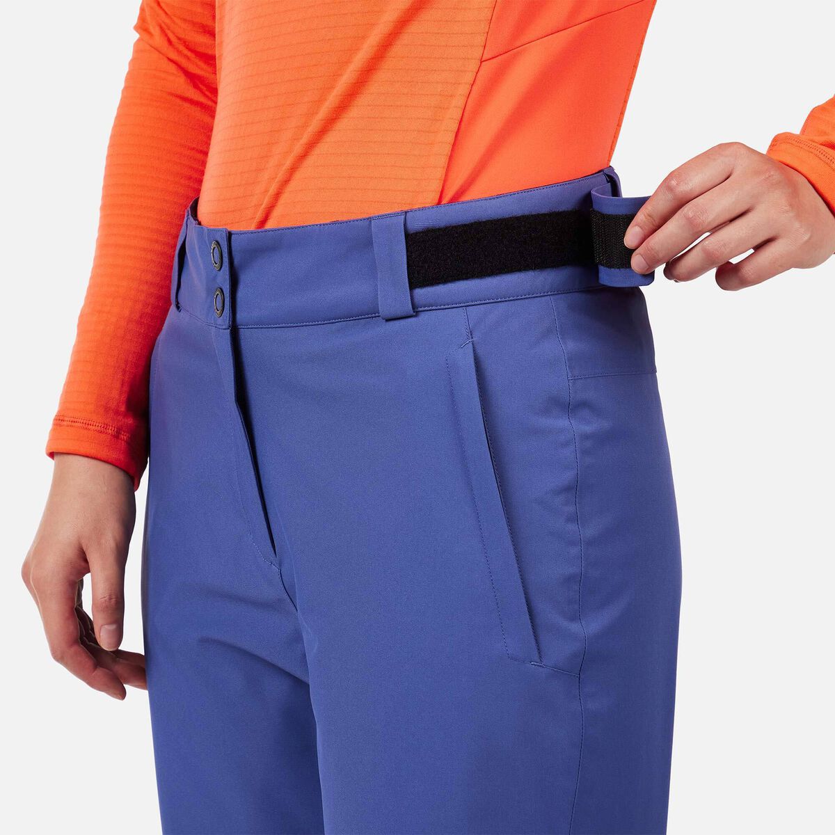 Rossignol Pantaloni da sci imbottiti donna Lunghezza Corta Blue
