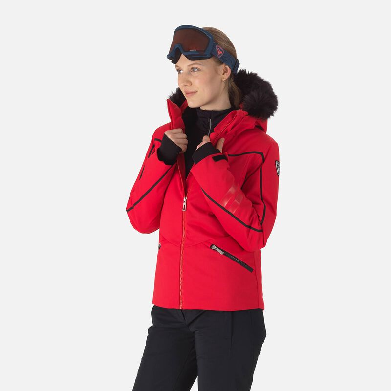 Rossignol Women's Ski Jacket Jackets Women Sports Red Rossignol