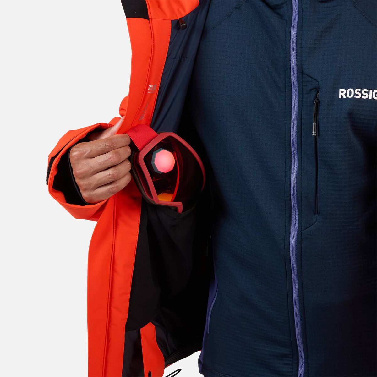 Rossignol Men's Rochrun Insulated Ski Jacket Orange