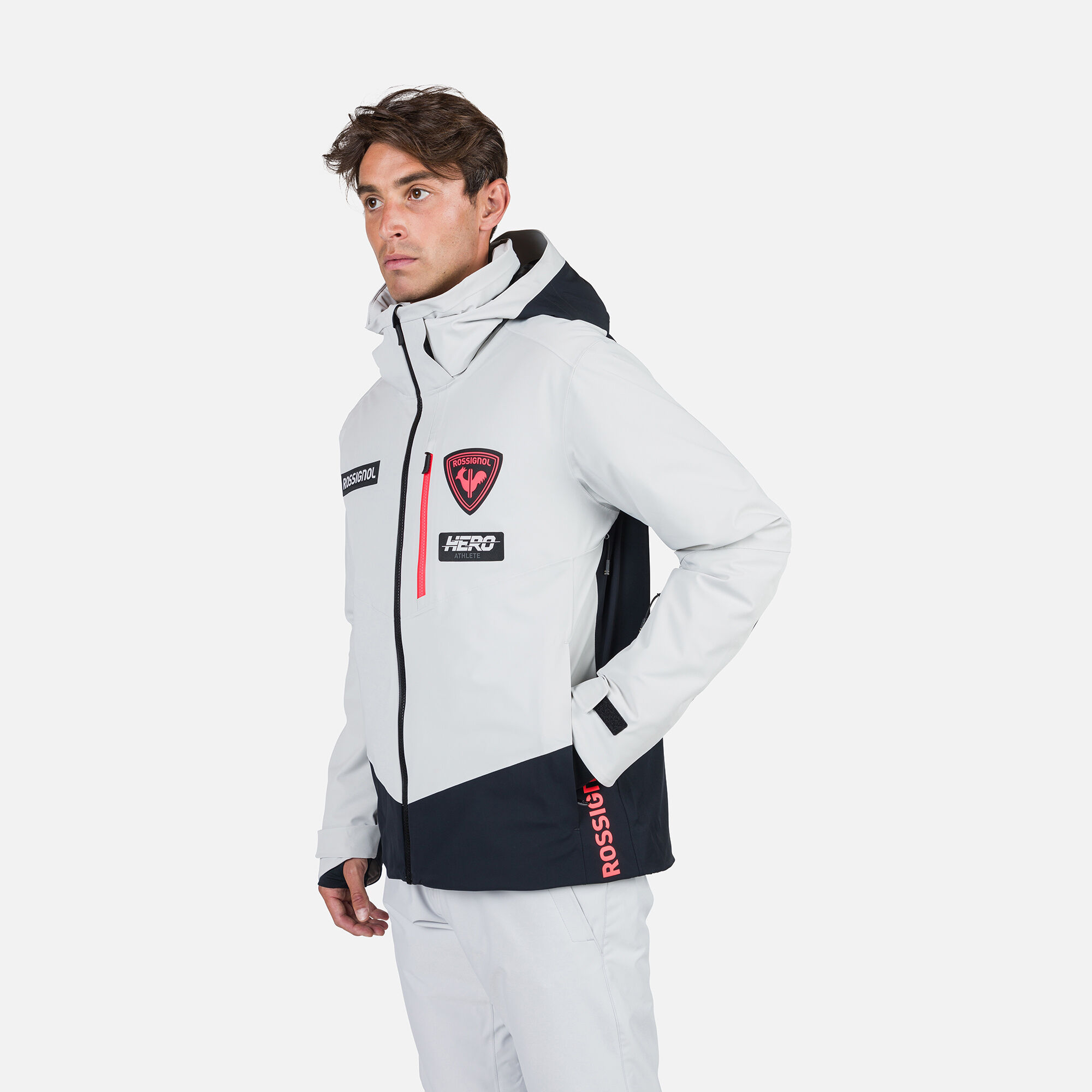 Men's Hero Blackside Ski Jacket | Grey | Rossignol