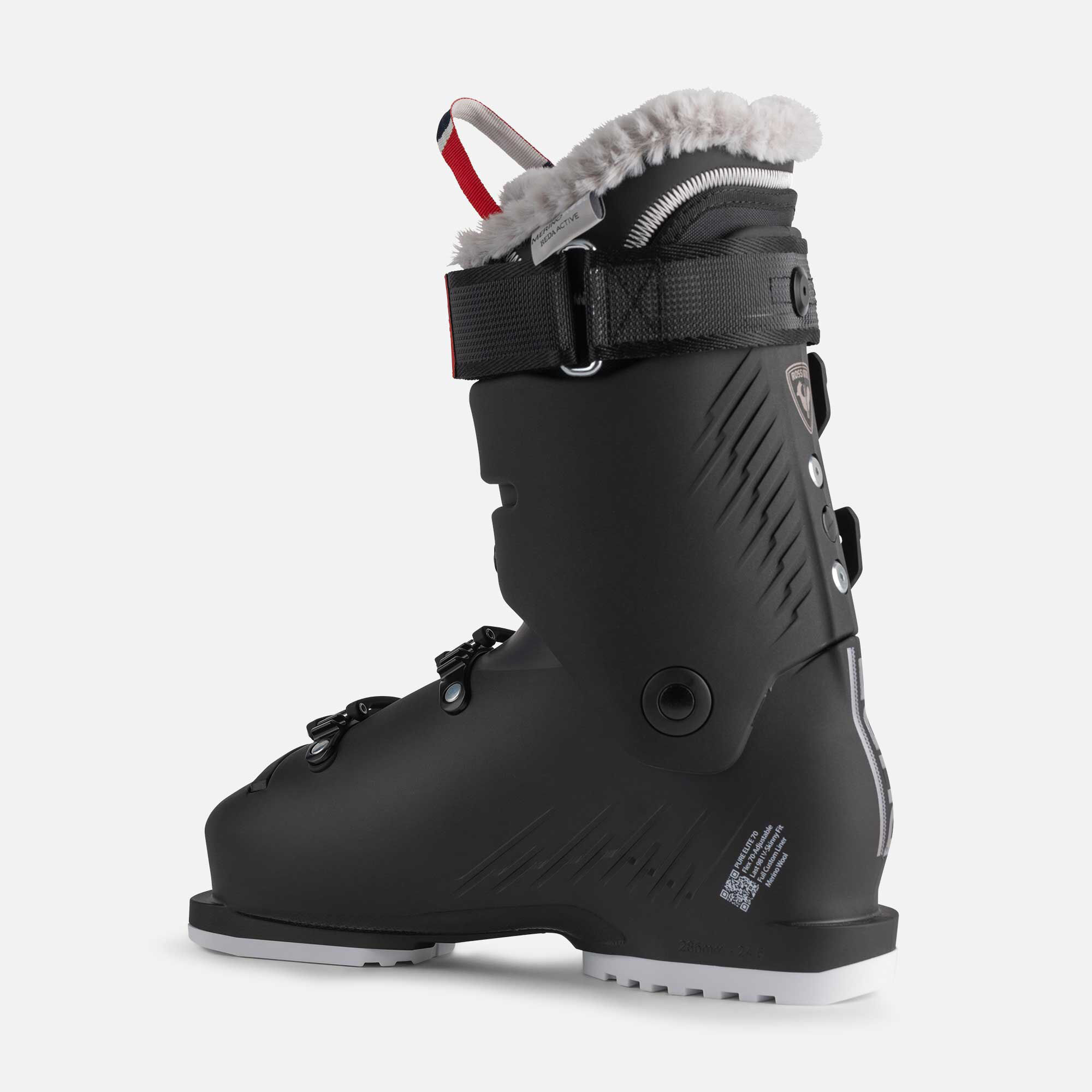 Women's On Piste Ski Boots Pure Elite 70 | Black | Rossignol