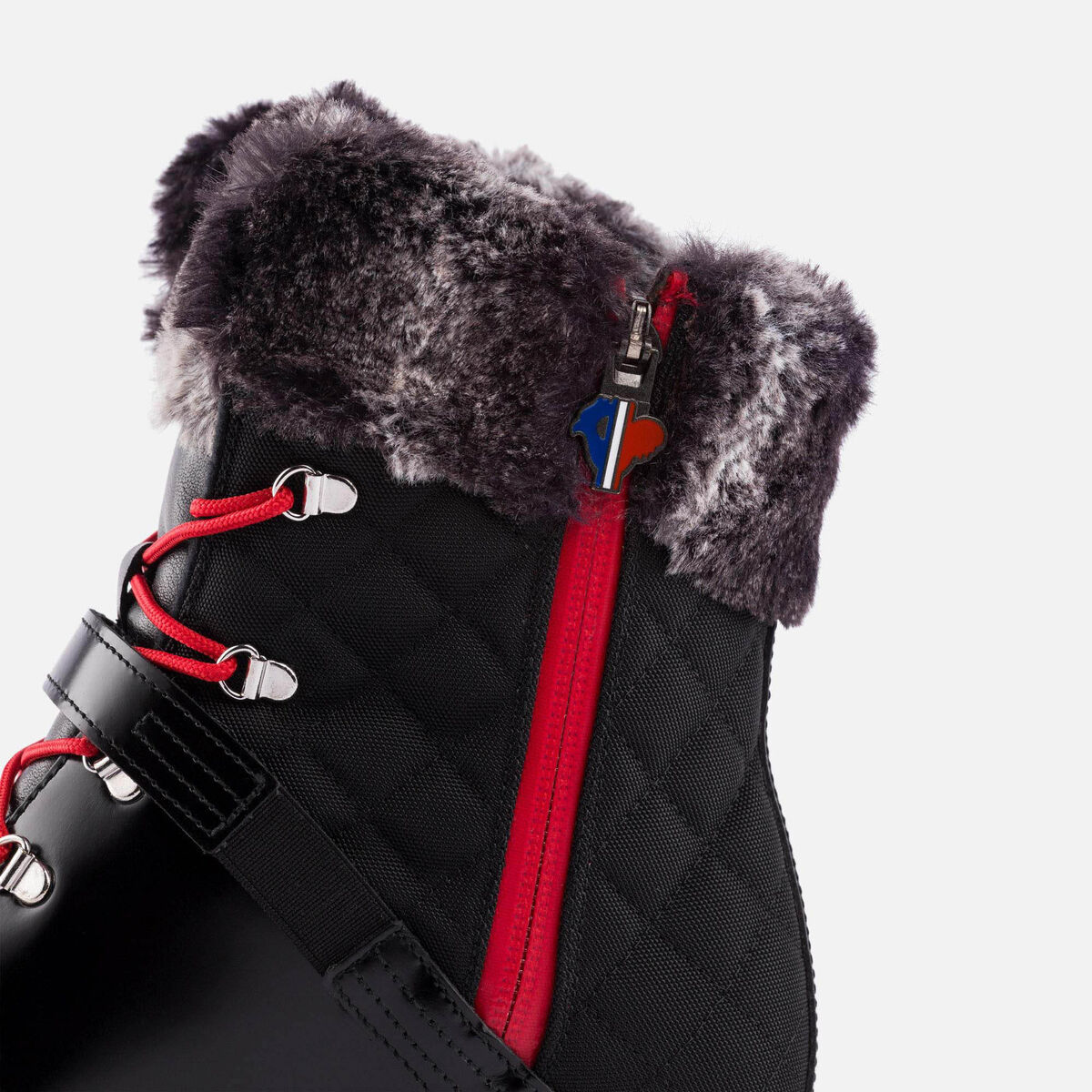 Rossignol Botas 1907 Megeve en negro acharolado para mujer Black