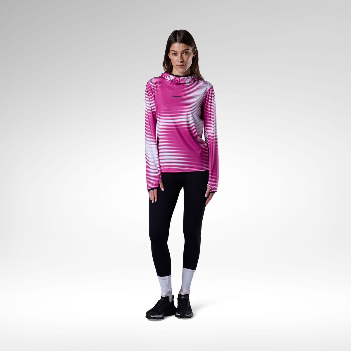 Rossignol Women's Westweg Sun Hoodie Pink/Purple