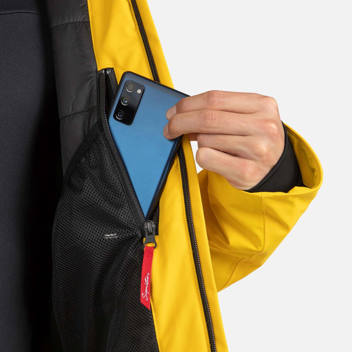 Rossignol Men's Summit Stripe Ski Jacket yellow