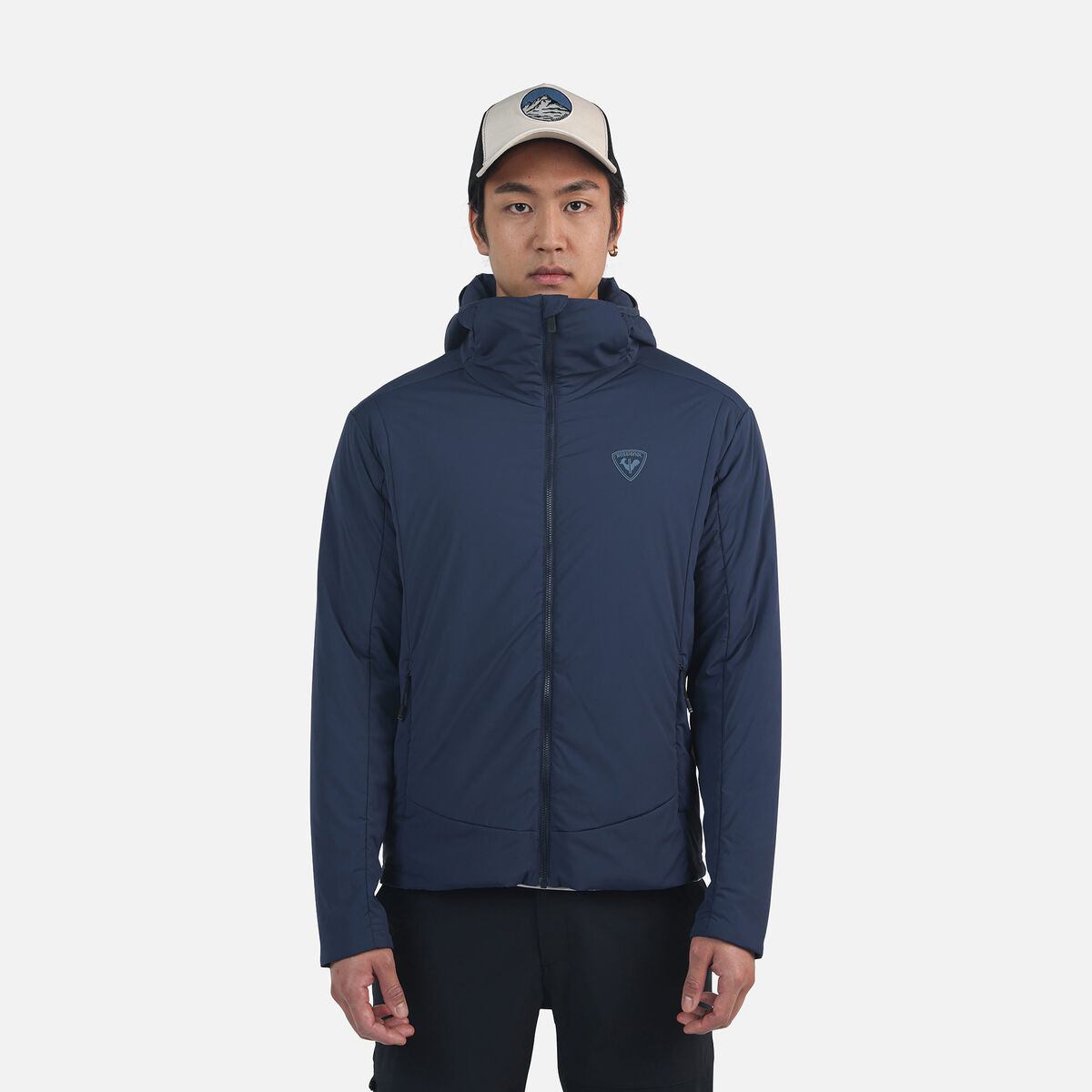 Rossignol Men's Opside Light Insulated Hoodie Jacket Blue