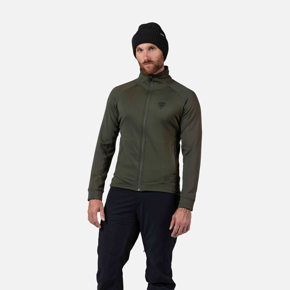 Rossignol Men's Blackside Full-Zip Fleece Jacket Green
