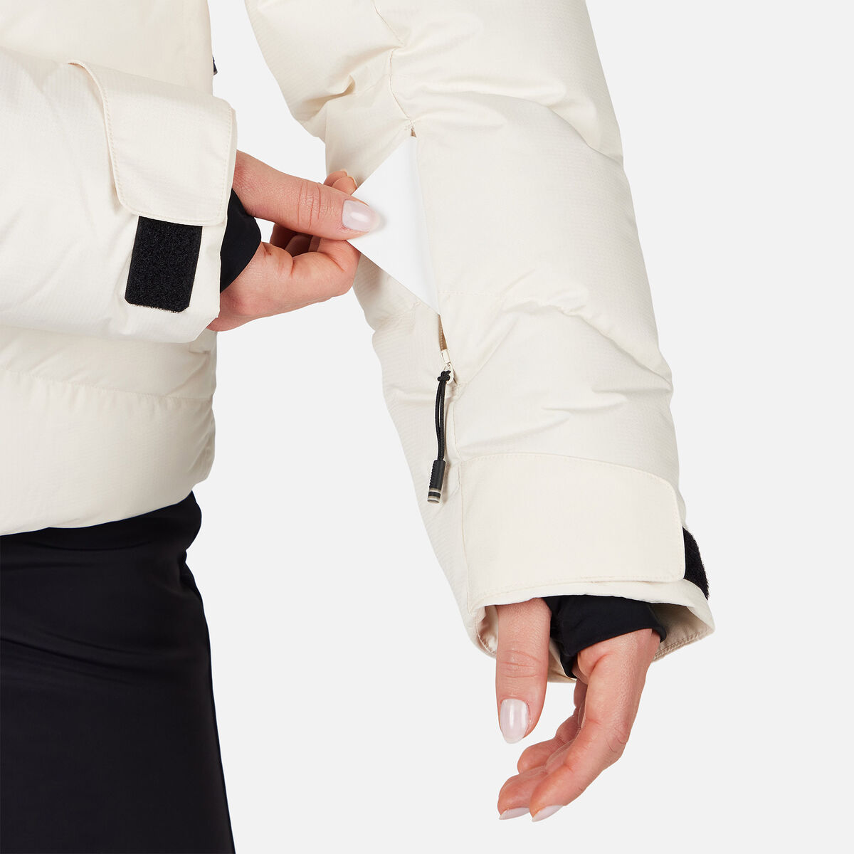 Rossignol Women's Wispile Ripstop Down Ski Jacket White