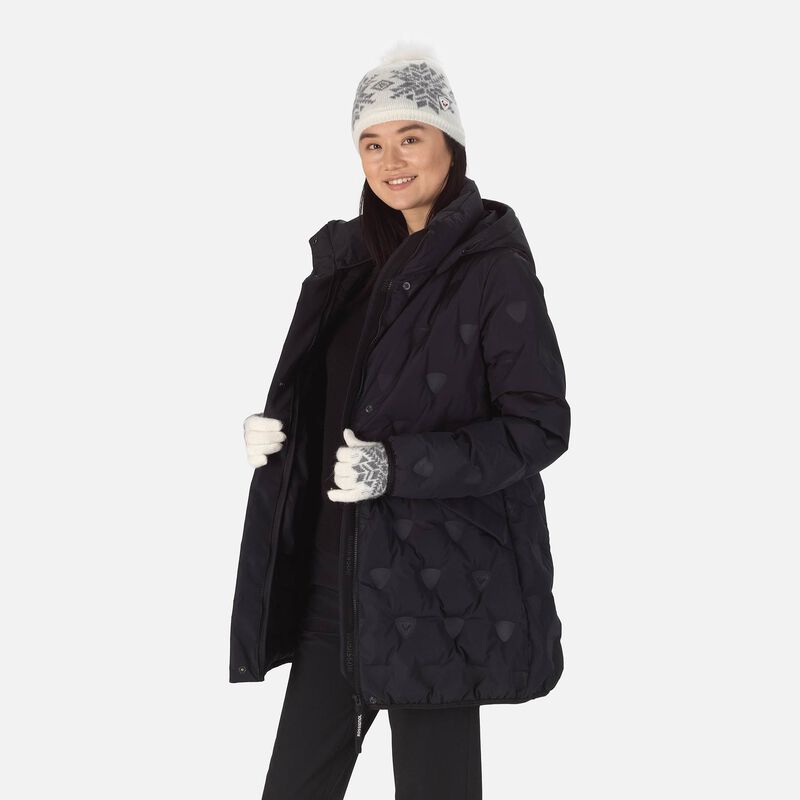Women's Welded Quiltshield Long Jacket Black Friday Rossignol