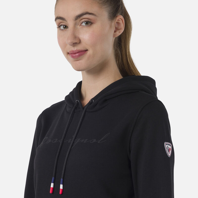 Women's hooded logo fleece sweatshirt