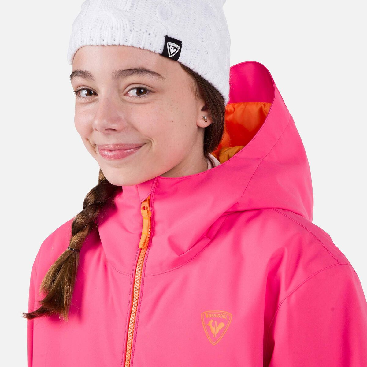 Rossignol Junior-Skijacke Strawpile Pink/Purple