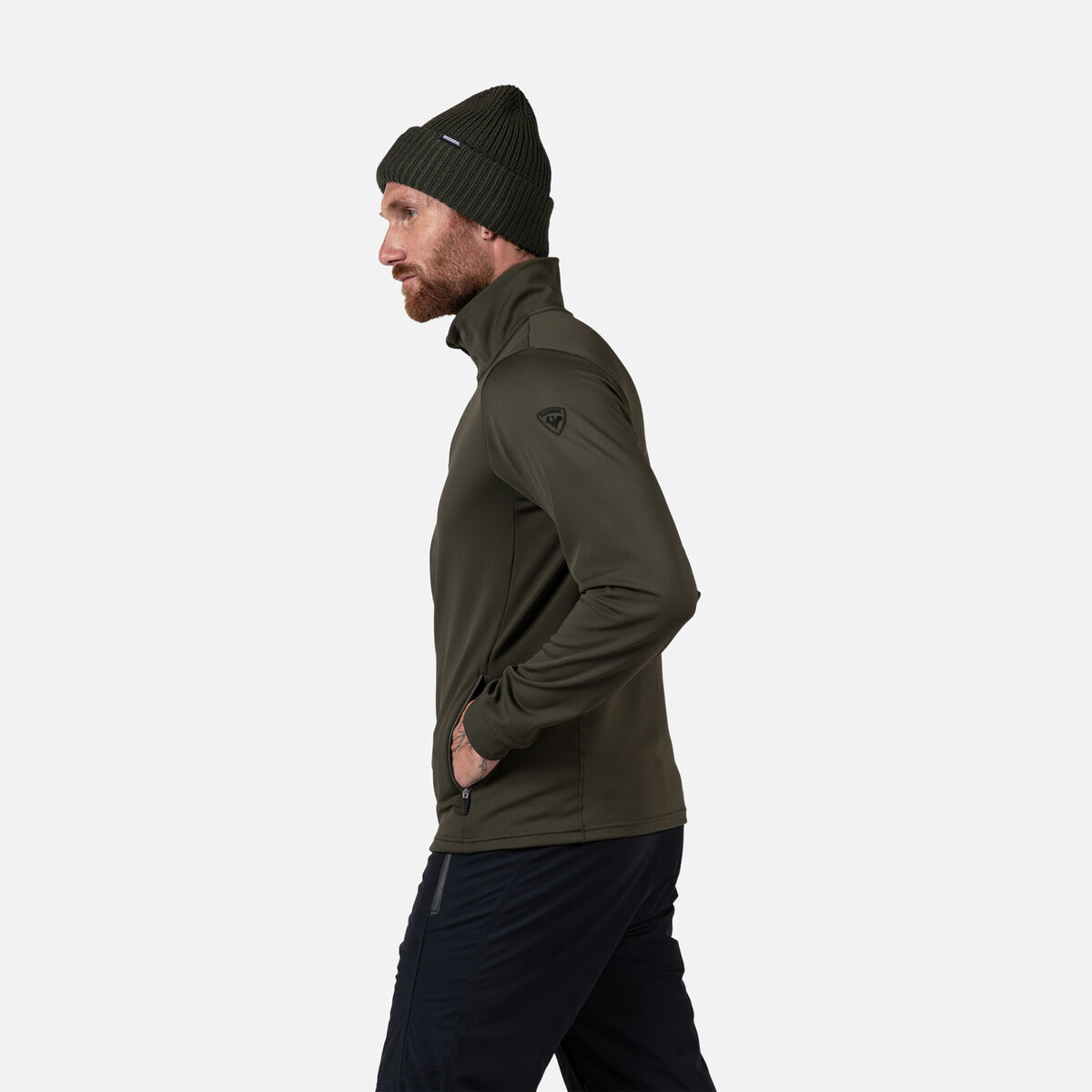 Rossignol Men's Midlayer Full-Zip Thin Jacket Green