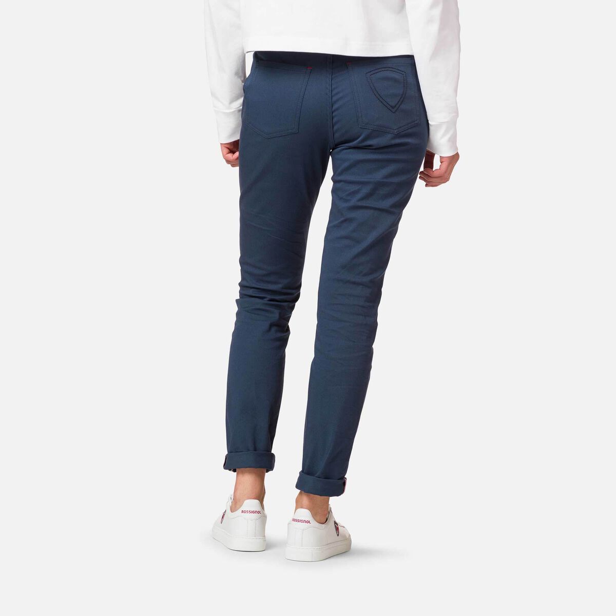Women's slim organic cotton pants