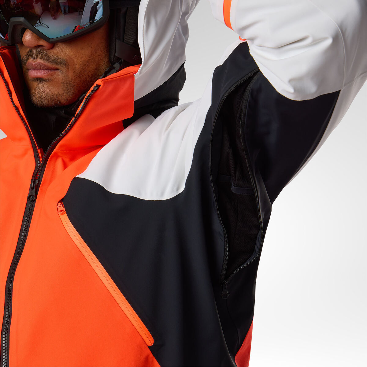 Rossignol Men's 4-Way Stretch Insulated Ski Jacket Red