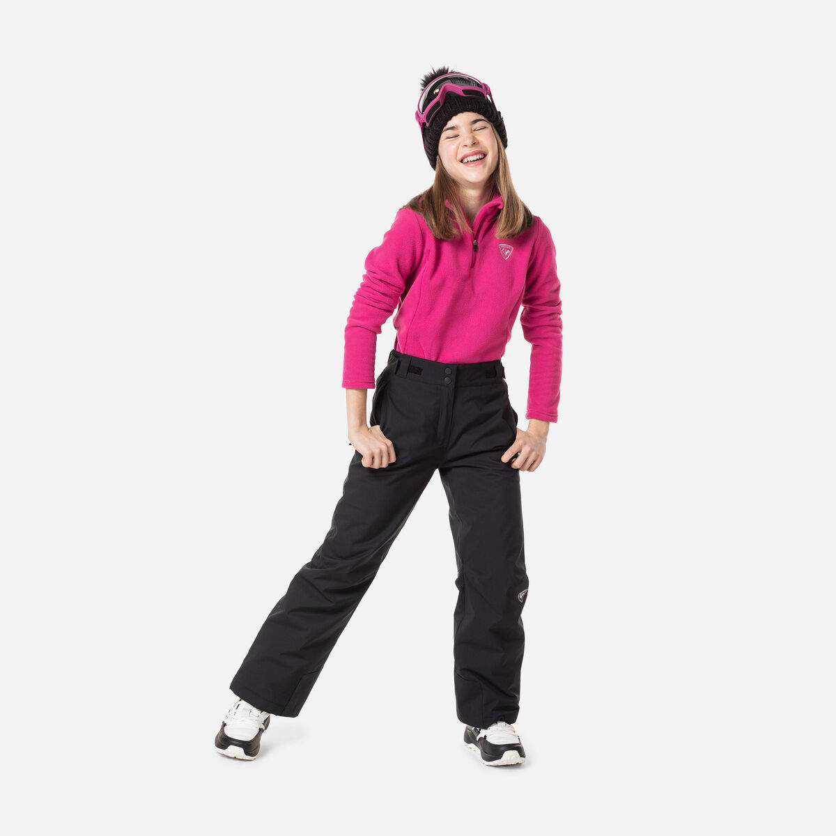 Rossignol Ski Pants Girl's Sz 8 Black