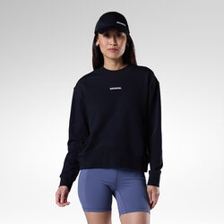Rossignol Sudadera con logotipo y cuello redondo para mujer black