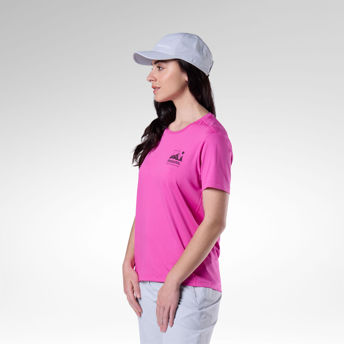 Rossignol T-shirt Active graphique pour femmes Pink/Purple