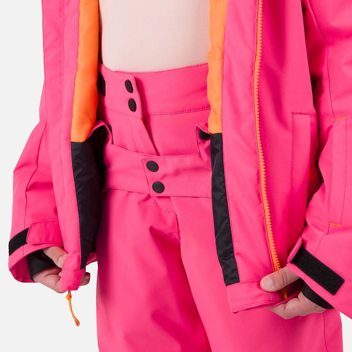 Rossignol Junior-Skijacke Strawpile Pink/Purple