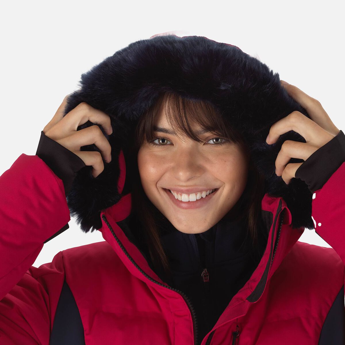 Rossignol Women's Depart Ski Jacket pinkpurple