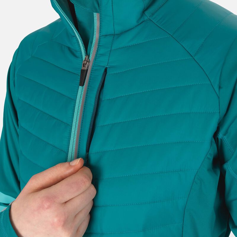 Women's Poursuite Warm nordic ski jacket Jackets Women Dark Emerald