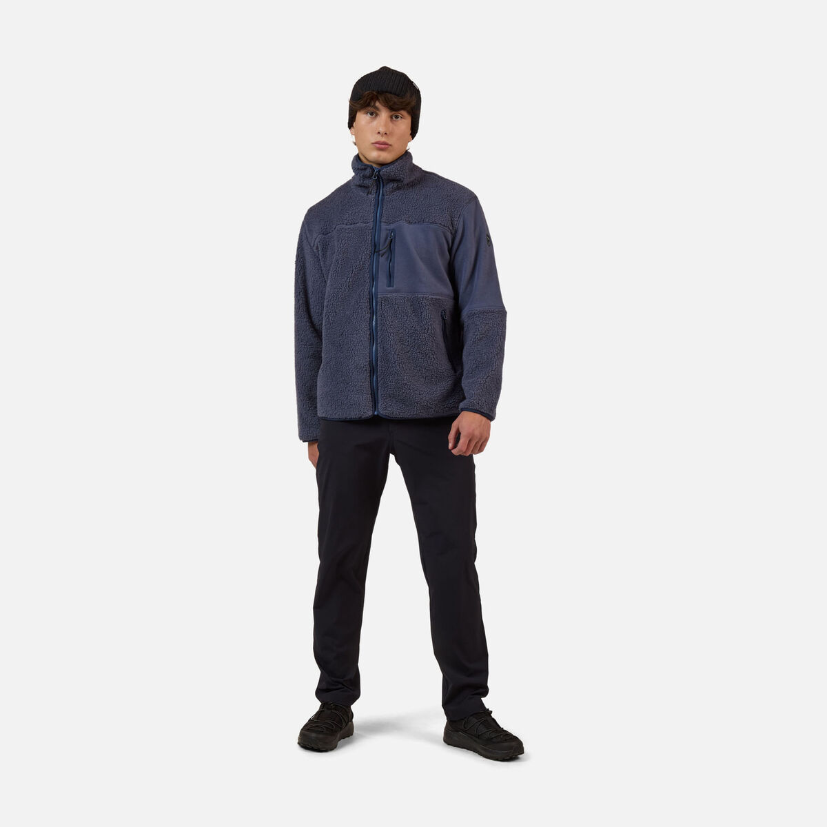 Rossignol Men's All Track Fleece Sherpa Jacket Blue