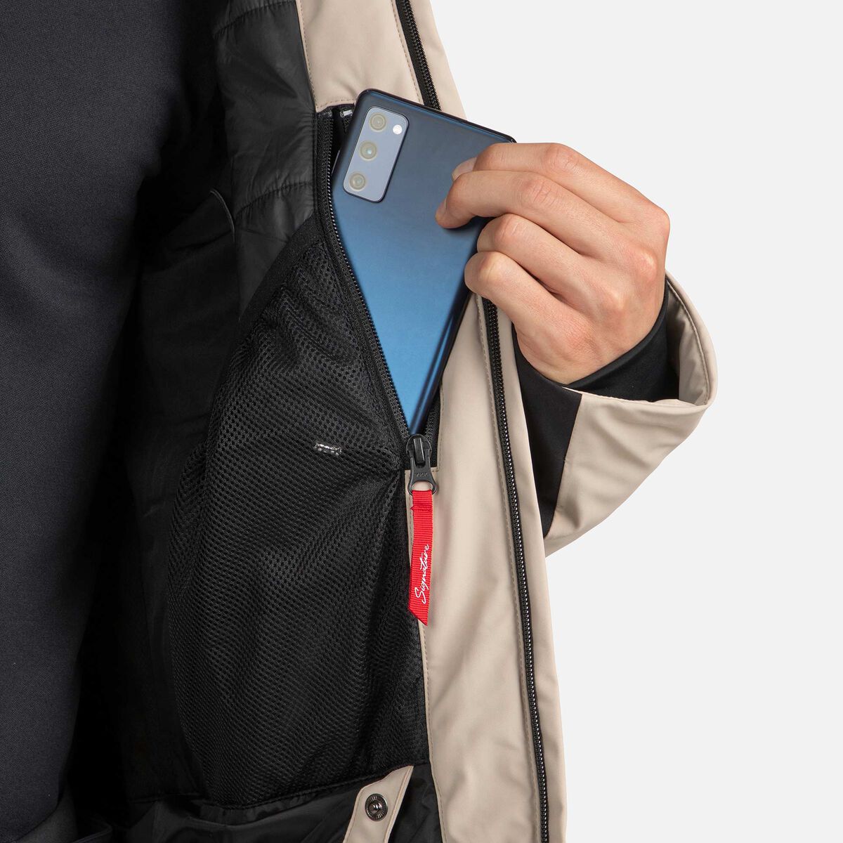 Rossignol Giacca da sci uomo Summit Stripe grey