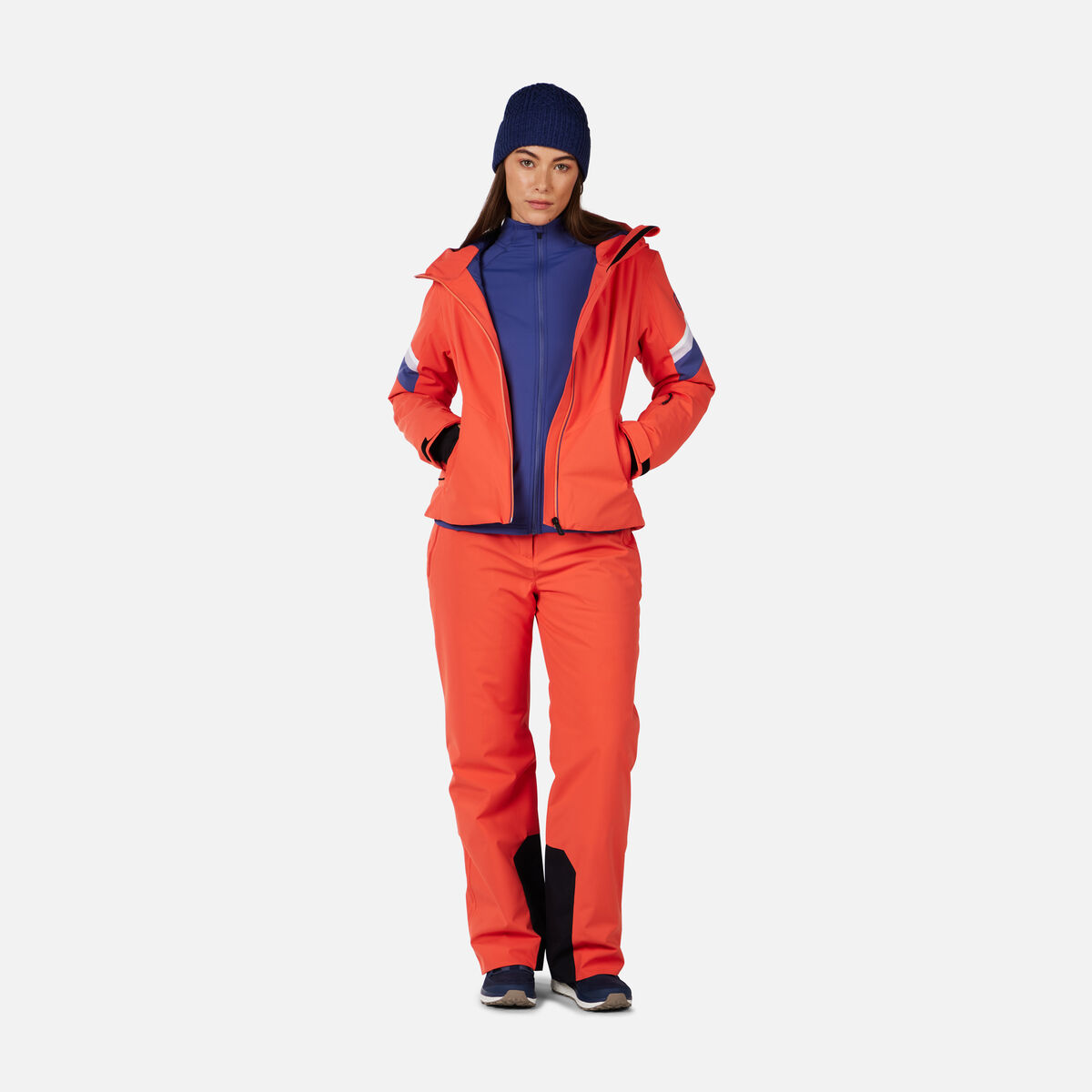 Rossignol Women's Ski Mid Layer Thin Jacket Blue