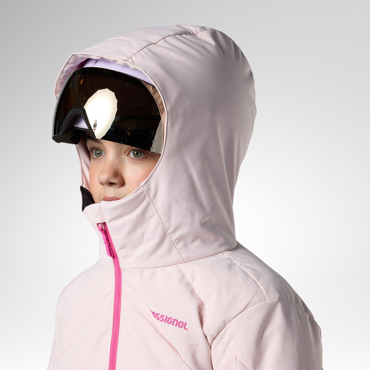 Rossignol Juniors' Staci Insulated Ski Jacket Pink Purple