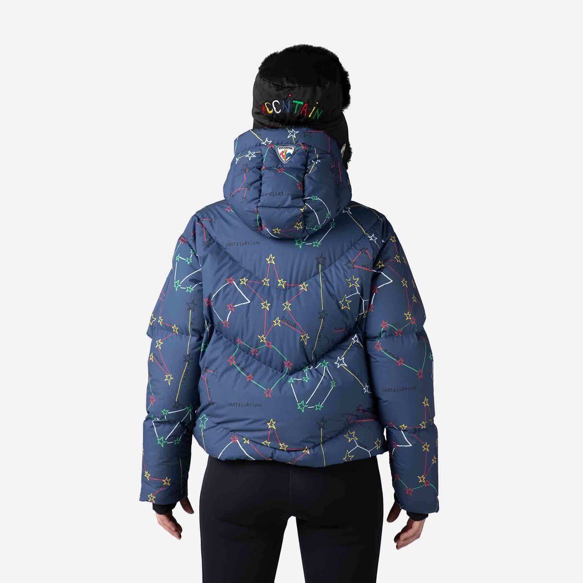 Women's JCC Modul Printed Down Bomber Jacket | Ski & snowboard jackets |  Rossignol