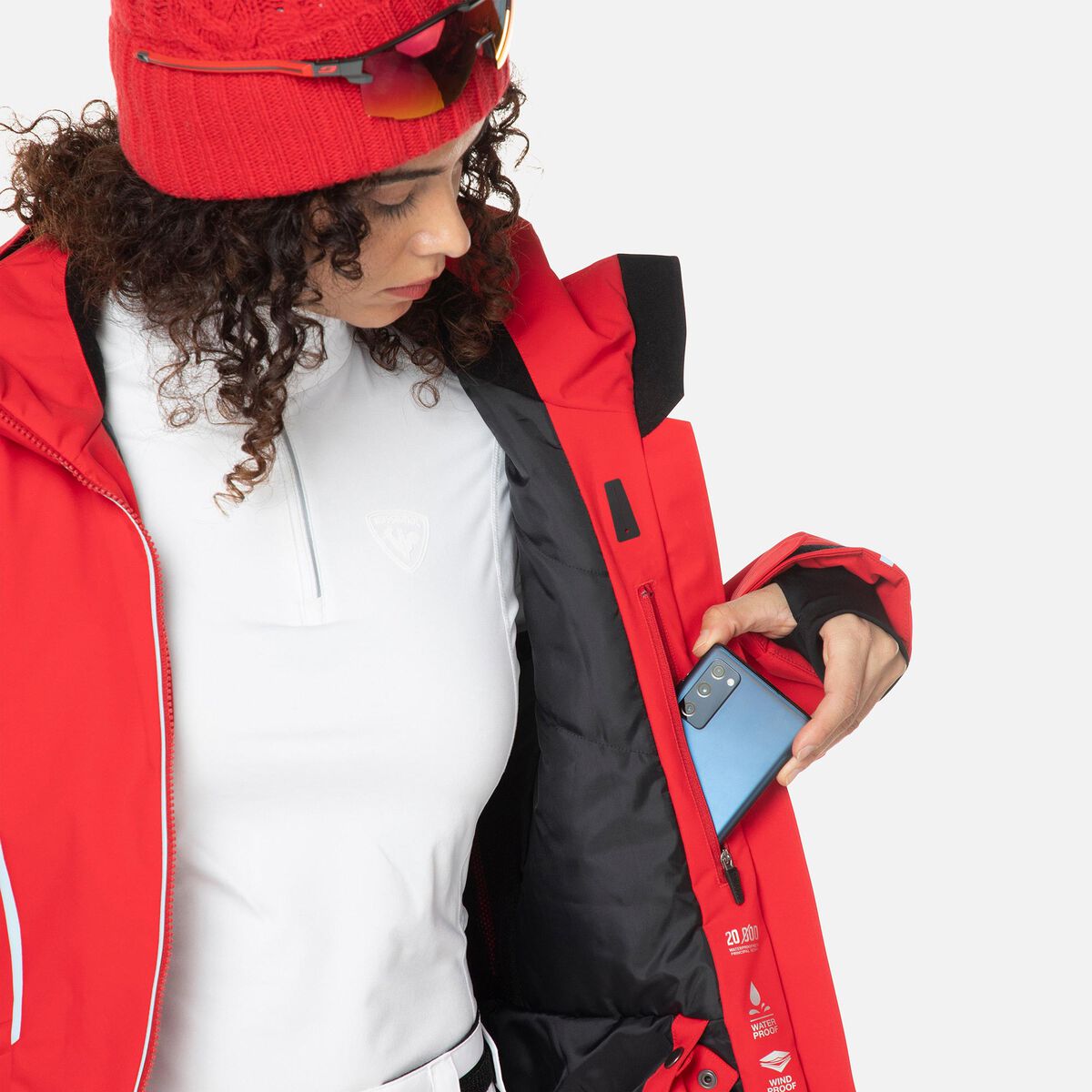 Rossignol Women's Flat Ski Jacket red