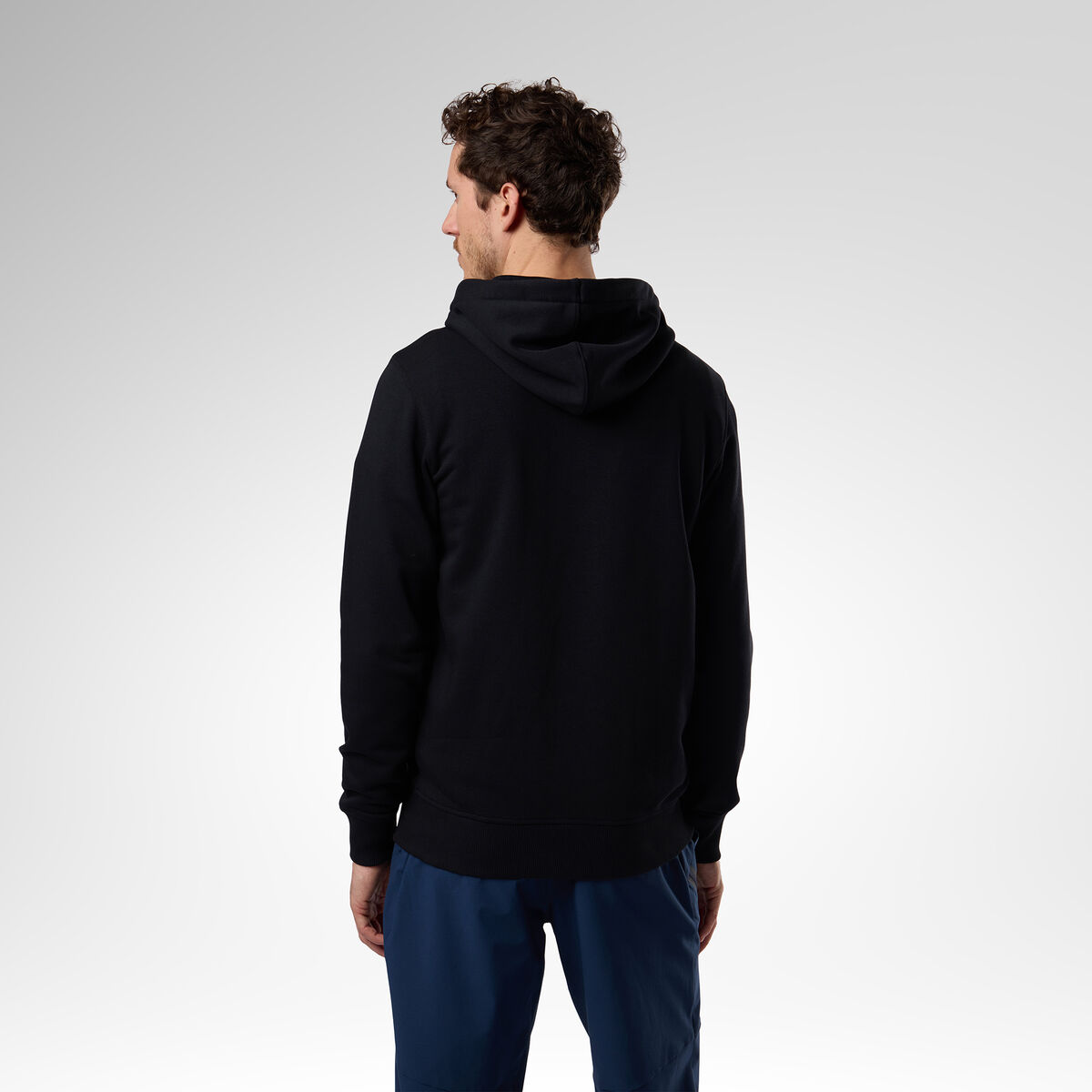 Rossignol Classic Men's Full-Zip Hooded Sweatshirt Black