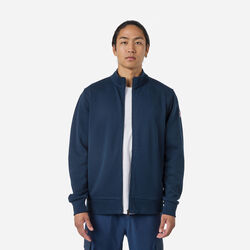 Rossignol Men's full-zip logo cotton sweatshirt Blue
