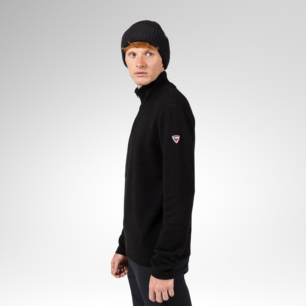 Rossignol Men's Signature Half-Zip Sweater Black