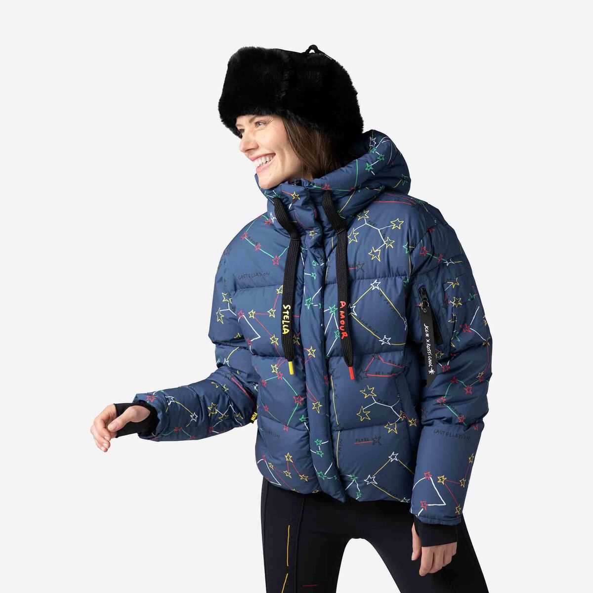 JCC snowboard jackets | Printed Rossignol Modul Ski Down Women\'s Bomber Jacket | &