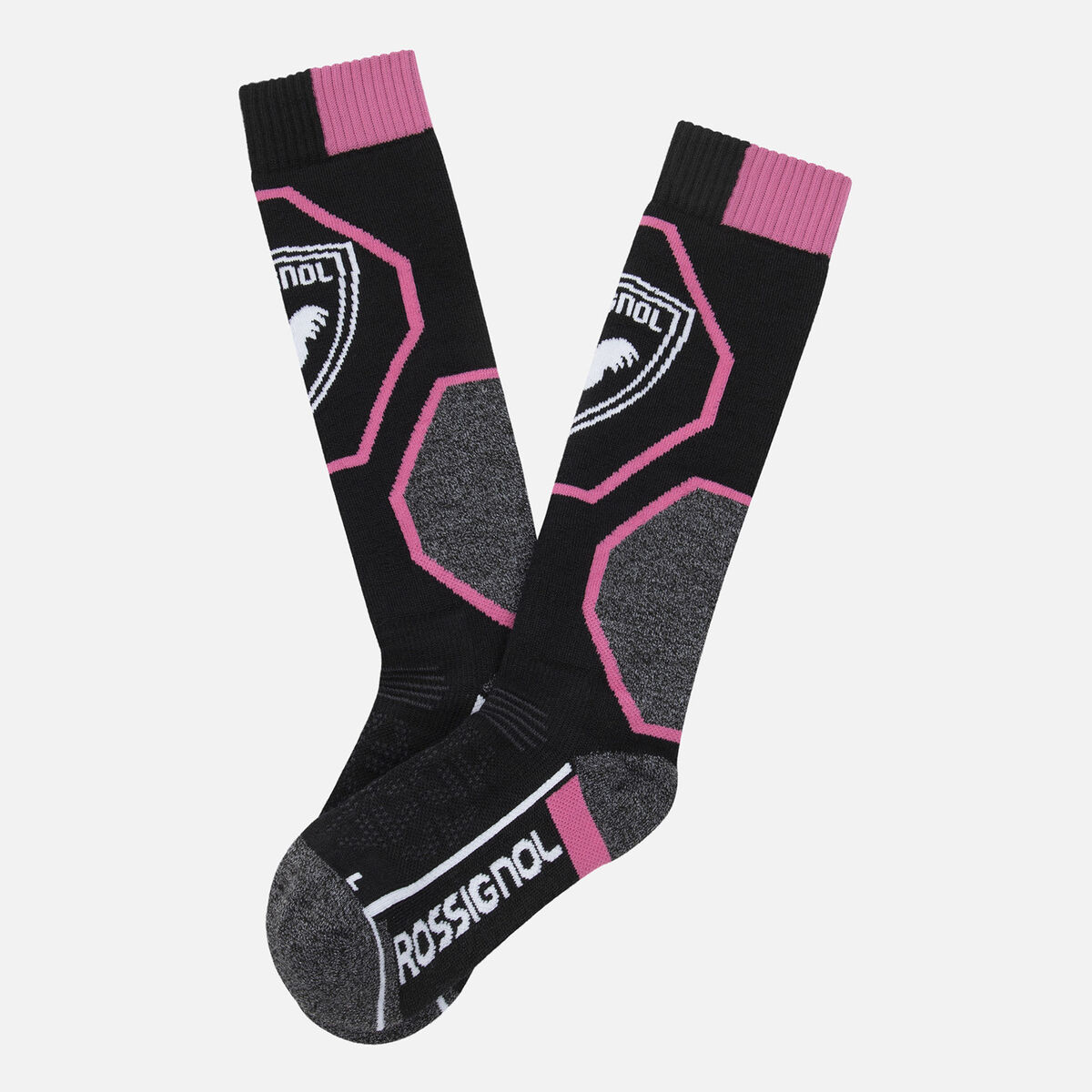 Rossignol Juniors' Speed Comfort Ski Socks Pink/Purple