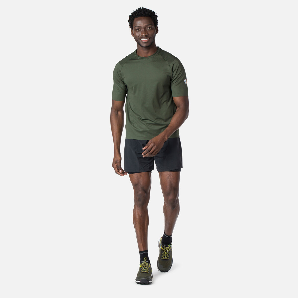 Rossignol Men's Trail Running Shorts, Trousers Men, Black
